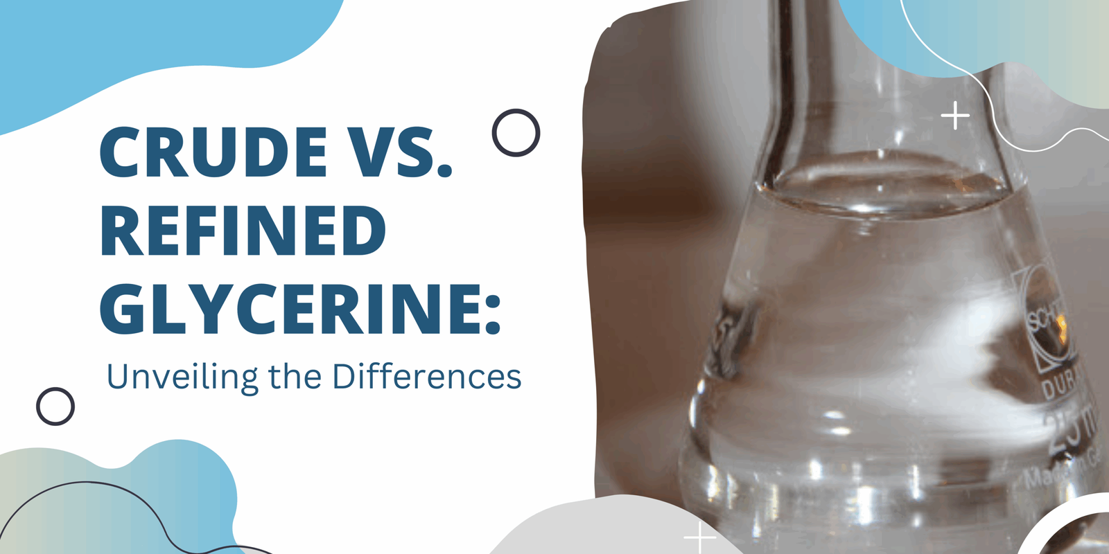 difference between crude and refined glycerine